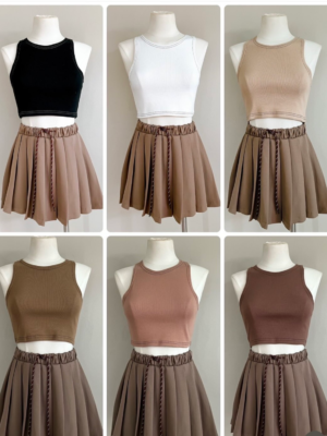 【限量現貨】削肩明線背心