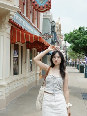 【COMEBACK】可調2 way掛頸條紋背心˚𝜗𝜚˚