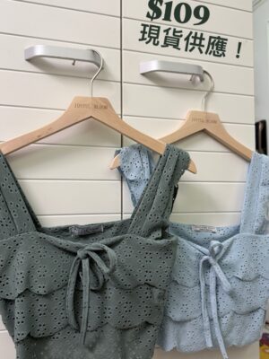 特別面料柔軟通花TOP (6色入)