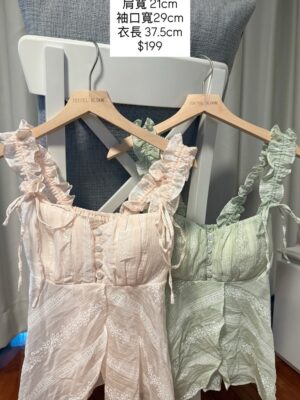 暗花度假風TOP (有pad!)