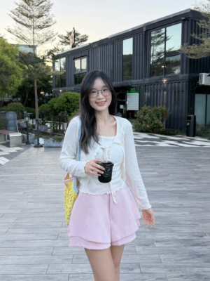 遮肉修身✨輕薄木耳邊兩件set