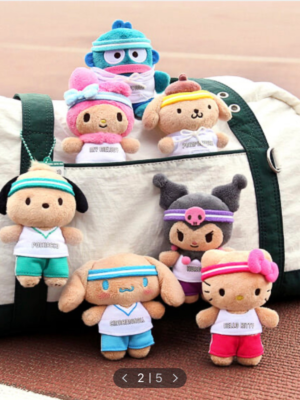 【現貨發售】CUTIE RUN 系列 Sanrio 公仔 Keyring