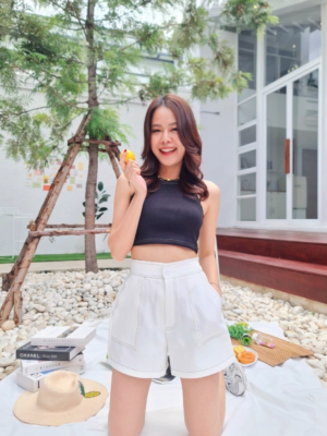 【限量現貨】明線滑捋捋短褲