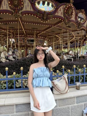 Floral花朵立體Tube Top (3色入)