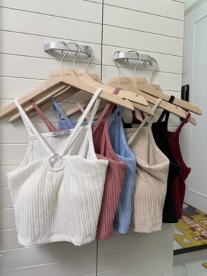 圈圈掛頸TOP (6色入)