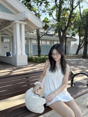 樹紋無肩帶背心