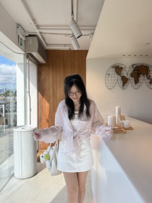 【COMEBACK】超美配色！涼感粉色系透透裇衫 (3色入)