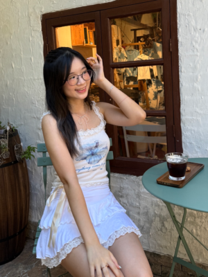 精美印花lace吊帶背心