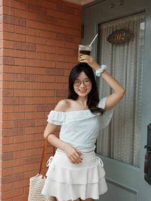 Soft Lace一字肩 (5色入)