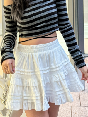 【秋季VOL.1🍂】天鵝絨面蓬蓬蛋糕裙