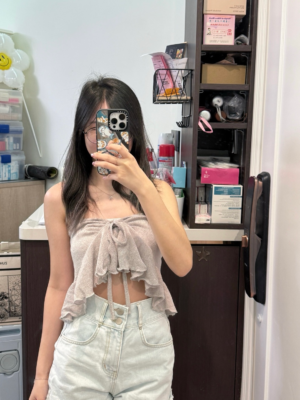 【快閃優惠價】暗閃抹胸綁帶Tube Top