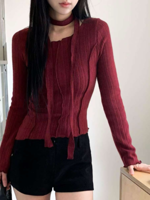 【現貨SALE】CHOKER不對稱上衣