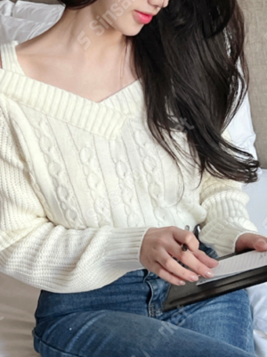 【DEC`快閃優惠】聖誕打卡🎄麻花雙吊帶短版一字肩