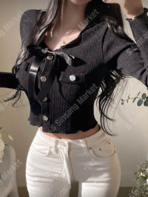 【DEC`快閃優惠】聖誕打卡🎄絲帶紐扣上衣