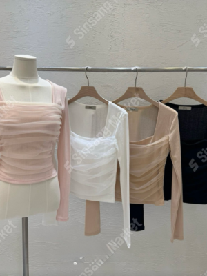 【Oct`快閃優惠】KRFW4009網紗TOP