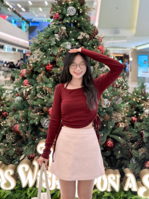 【12月新品】聖誕打卡🎄一套兩件掛頸束腰綁帶上衣兩背心