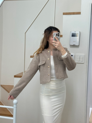 【韓國親身搜羅款式♡NEW IN】20%羊毛 超有質感onni 外套