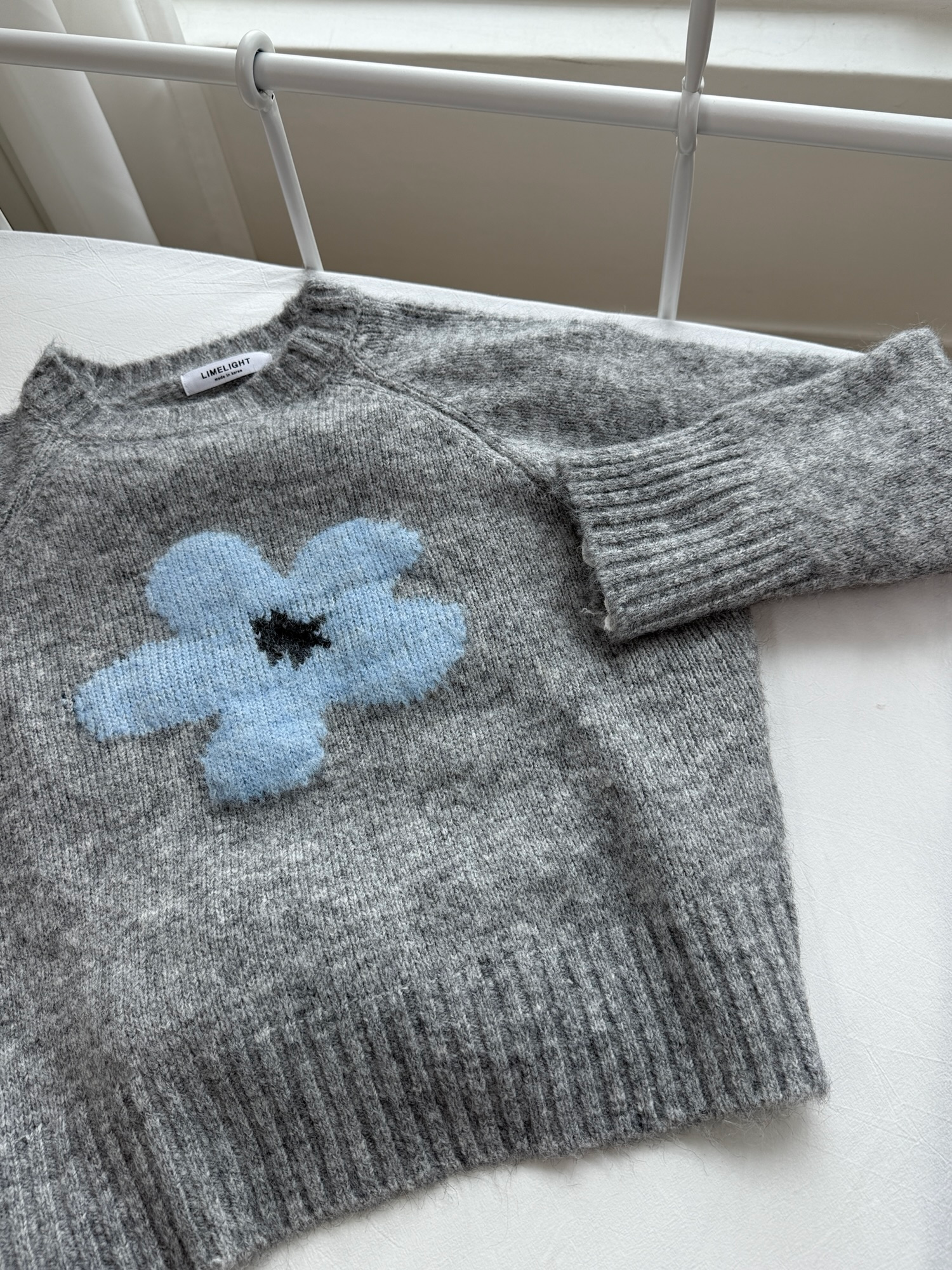 【韓國親身搜羅款式♡NEW IN】檔口推介!氣質款花花針織圓領上衣