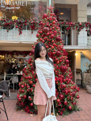 【現貨SALE】韓系約會感滿滿(*´˘`)♡皺摺交叉軟糯一字肩 (四色入)