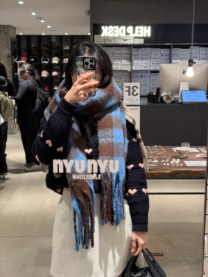 Nyunyu暖笠笠圍巾🧣