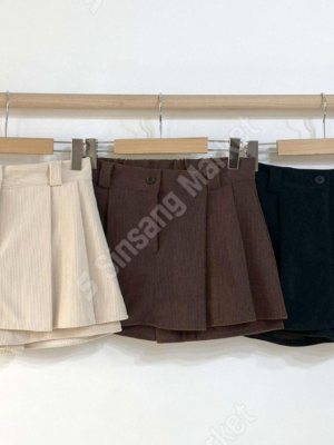 【聖誕團VOL.2】泡泡傘型燈芯絨短裙褲