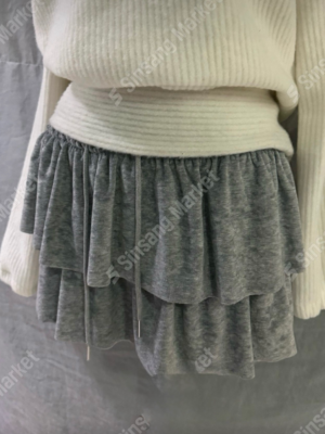 【JAN`26快閃優惠】上季熱賣！絨面綁帶蛋糕裙