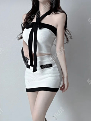 【JAN`26快閃優惠】小香風蝴蝶結薄毛絨套裝