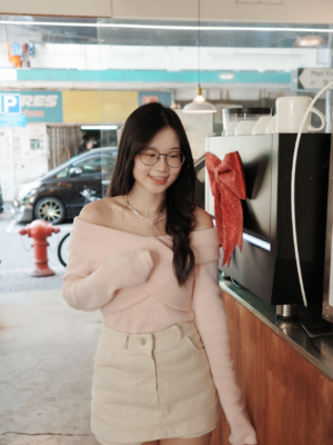 【JAN VOL.1】超軟糯☁️軟棉棉交叉一字膊