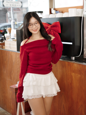 【JAN VOL.1】全員大推！綁帶掛頸毛絨TOP