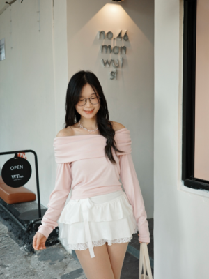 【JAN VOL.1】Sweet Dating Off-Shoulder Layered Top Set