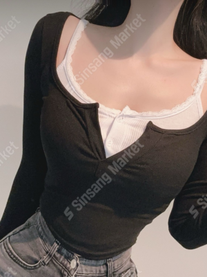 【新年追加款🐎】店主自留!氣質蕾絲吊帶+開襟長袖兩件套