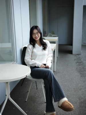 【二月連線款式♡】推薦粉白~間條V領針織上衣