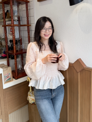 【三月新品】春天配色💐溫柔輕透Blouse