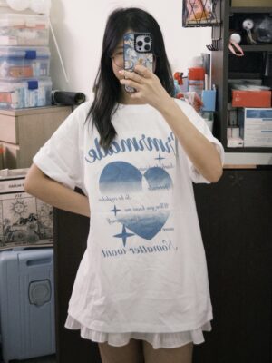 【ARL`26快閃優惠】心型日常Oversized Tee
