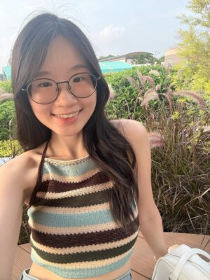 夏日間條針織掛頸露背背心 Hot‑Girl Striped Knit Halter Tank