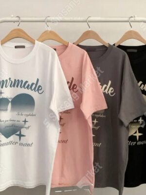 【ARL`26快閃優惠】心型日常Oversized Tee
