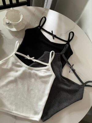 熱賣內搭！精緻蝴蝶結吊帶背心 Ribbon Tank Top