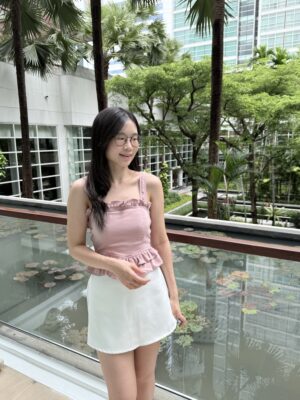 【泰國親身搜羅款式】心型Ruffle邊吊帶背心