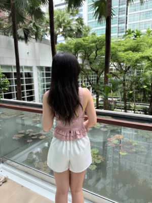 【泰國親身搜羅款式】心型Ruffle邊吊帶背心
