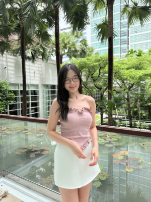 【泰國親身搜羅款式】心型Ruffle邊背心