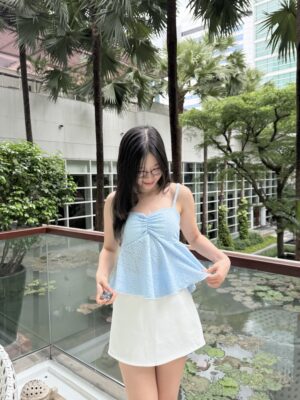 【泰國親身搜羅款式】大彈性通花背心