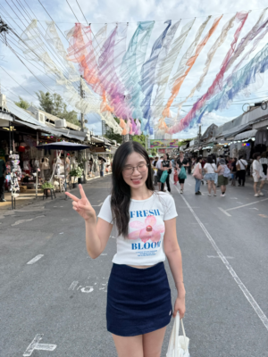 【泰國親身搜羅款式】新款!修身印花上衣