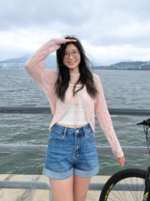 【五月NEW IN】夏天薄透ver 通花蝴蝶結綁帶外搭 Summer Open-Knit Tie Cardigan