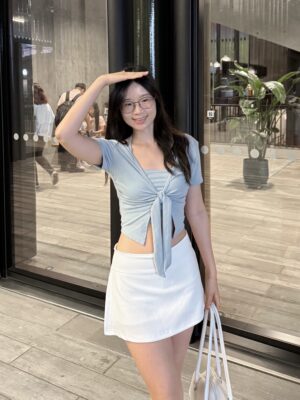 打卡🥂日常運動適用✨蝴蝶結連掛頸套裝 Ribbon Padded Set
