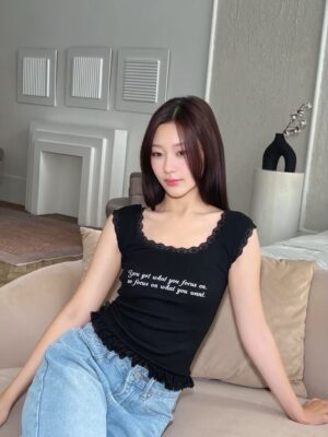 Lace工字背心