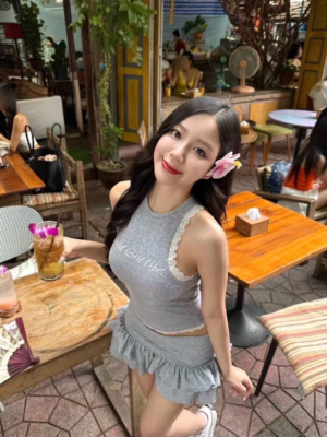 Good Girl Vibe 工字印花背心