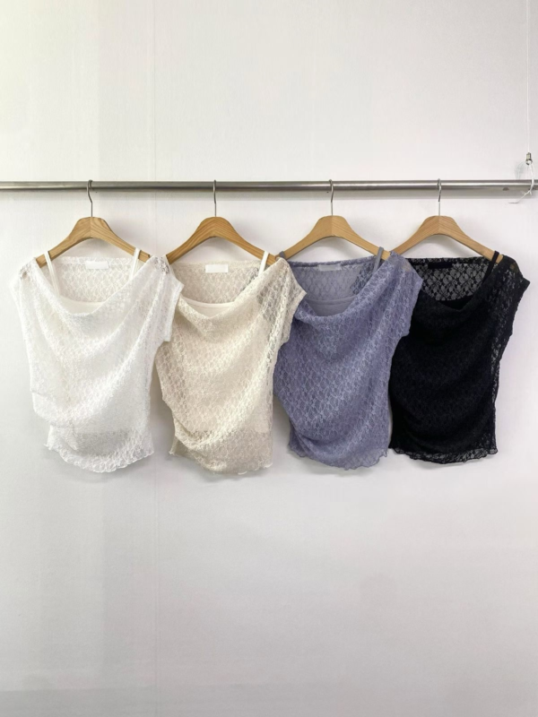 一件95折 | 兩件88折系列♡短袖版登場🥂少女感滿滿甜美Lace set (連背心) Girly 2-Piece Lace Set