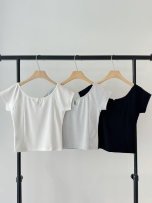 【26 Work Collection】店主自留⚪珍珠鈕兩穿上衣 Pearl 2-way Top