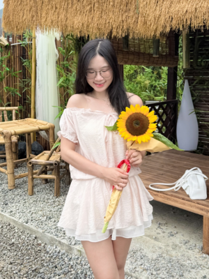 【七月NEW IN】溫柔微珠光短袖Blouse