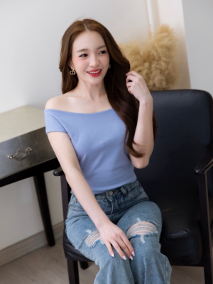 🇹🇭 Basic Tee Collection | 簡約一字肩